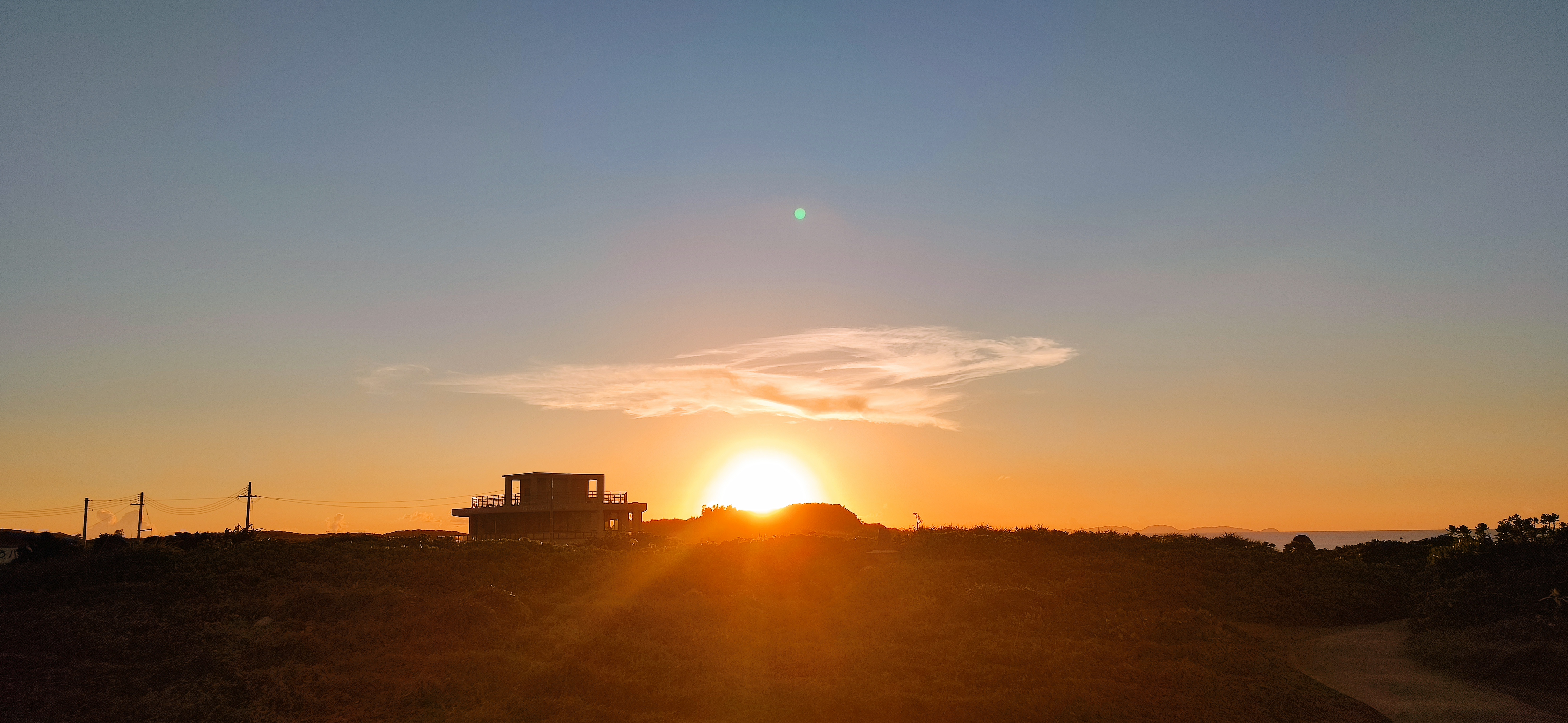 【写真】おきなわの風景④辺戸岬の夕日